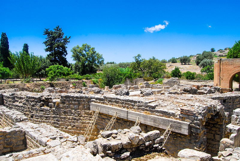 the archeological site of ghortyna