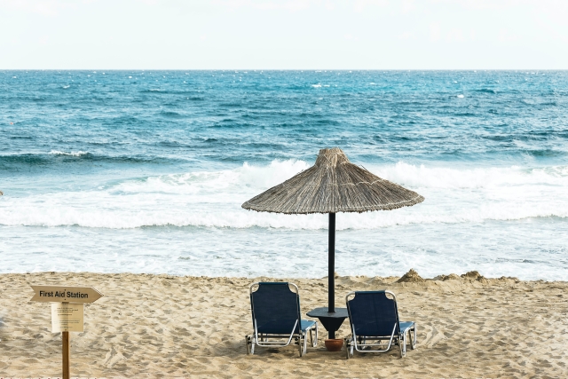 beach on crete