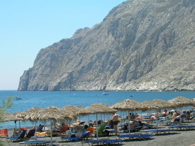 kamari beach
