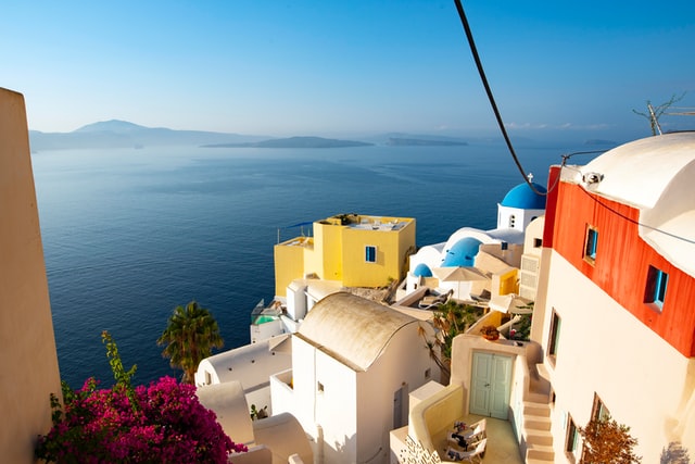 spring in santorini