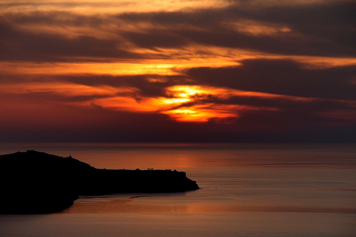 santorini-sunset