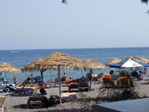 kamari-beach
