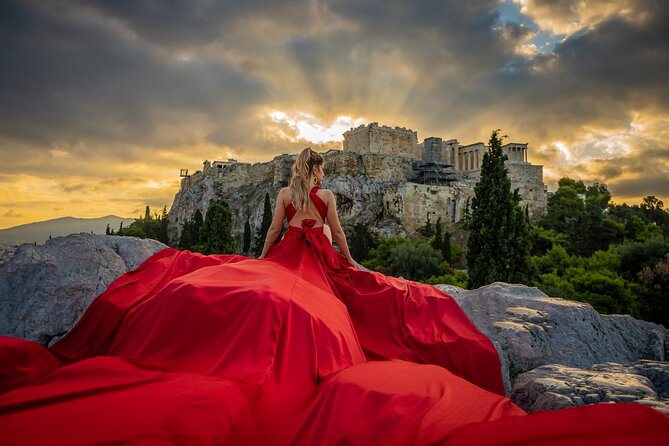 Flying Dress Private Photoshoot in Athens