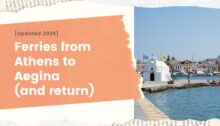 ferries from athens to aegina